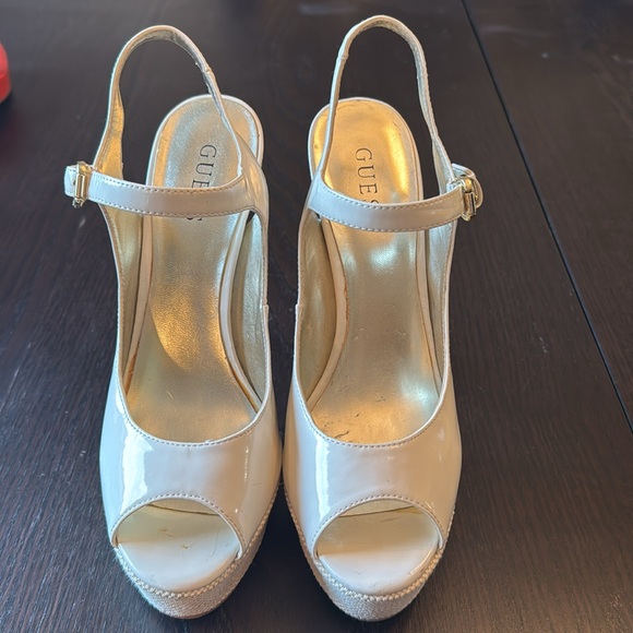 Guess heels Ivory size 8.5 - Picture 4 of 7